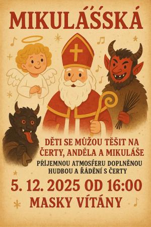 Mikulášská atmosféra s čerty
